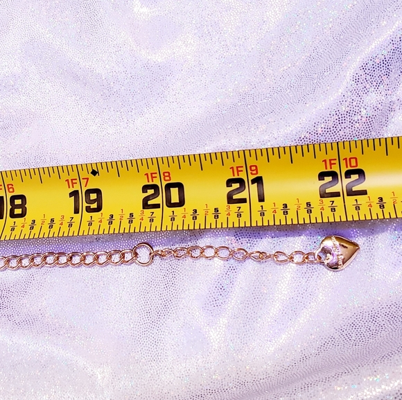 Gold-plated multicolor enamel Crystal chain necklace - Picture 11 of 12